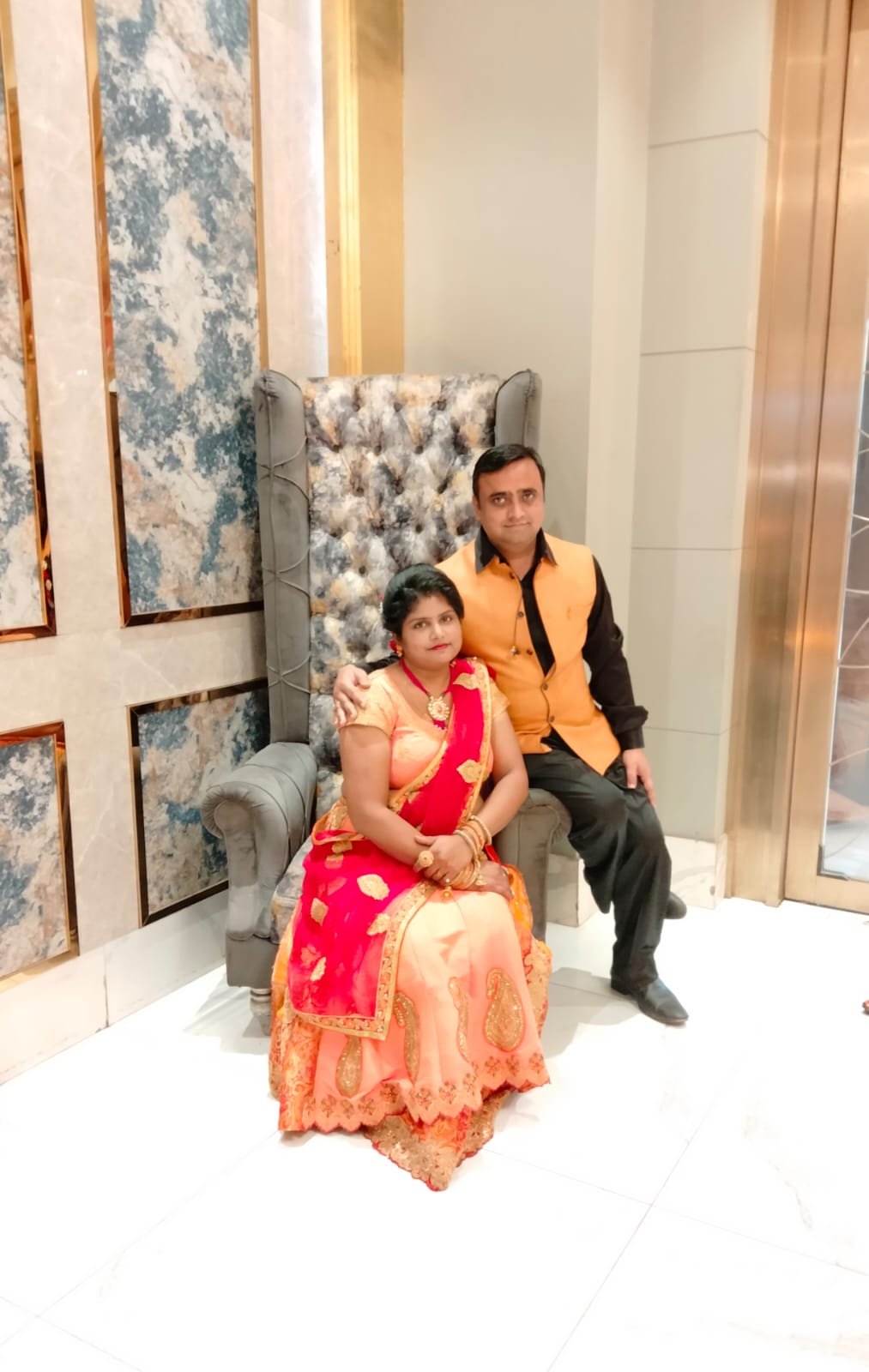 Shri Ganpati Bags founder family portrait